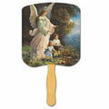 Religious Hand Fan/ Guardian Angel